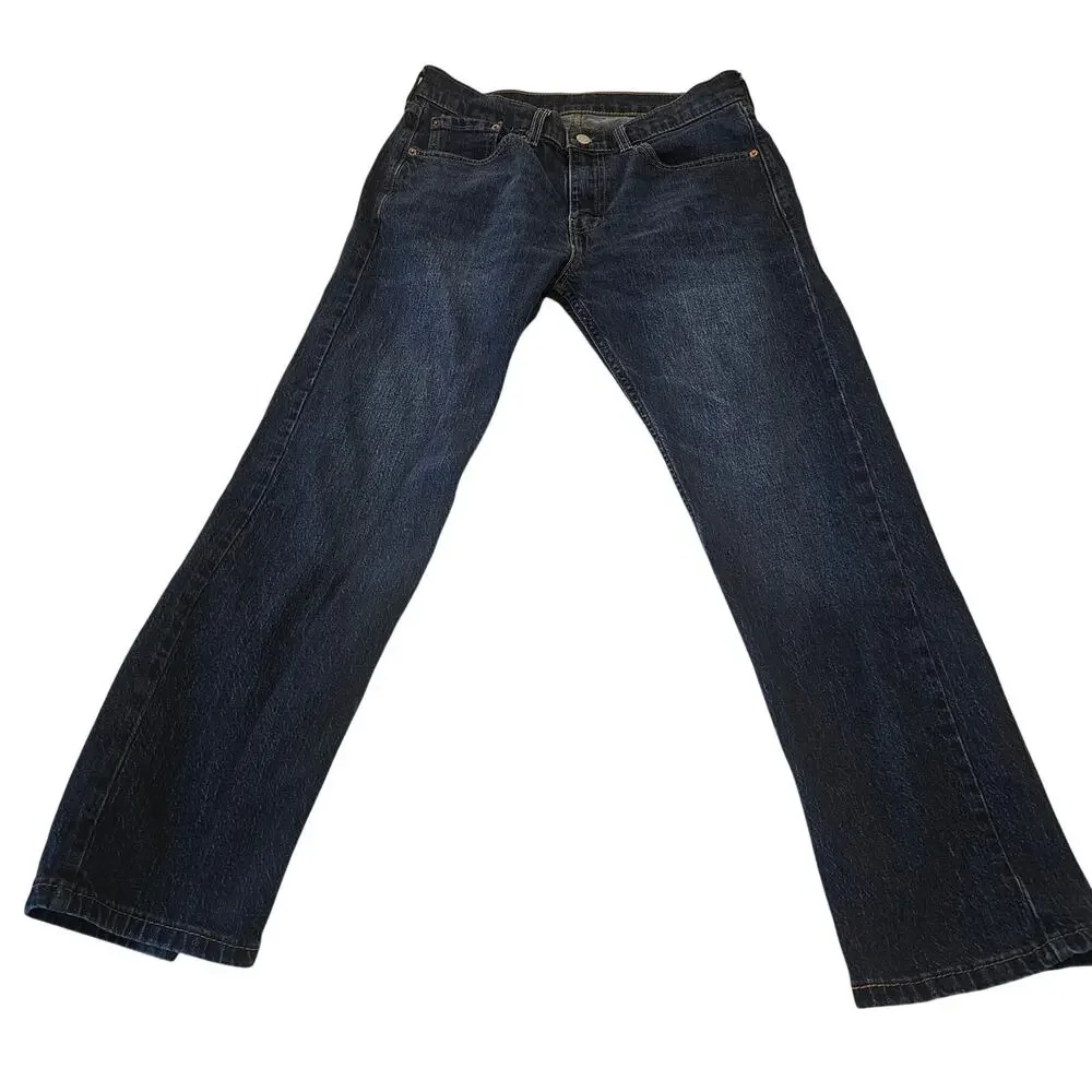 Levi’s 505 Jeans Men’s 32x30 Regular Fit Straight Leg Medium Wash Denim